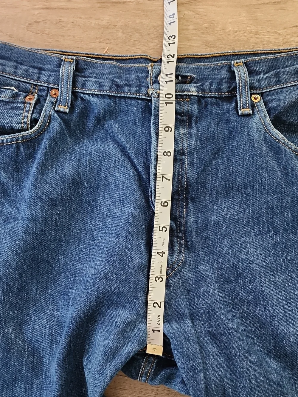 Levi's 501‎ Button Fly Jeans Men's 36x29 100% Cotton Straight Leg Blue